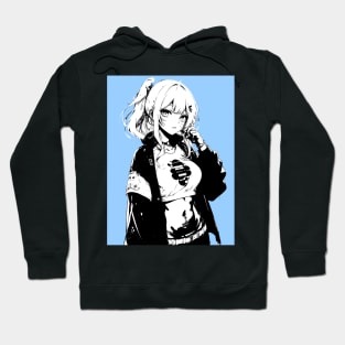 Stylish Anime Girl - Japanese Streetwear Hoodie